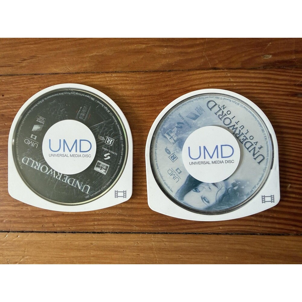 Underworld & Evolution UMD Video 2 Disc Lot Sony PSP R Vampires Werewolves